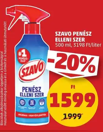 PENNY SZAVO PENÉSZ ELLENI SZER 500 ml ajánlat