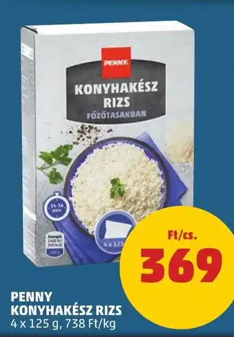 PENNY PENNY KONYHAKÉSZ RIZS 4 x 125 g ajánlat