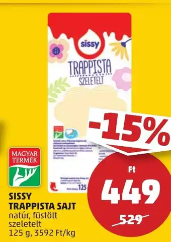 PENNY SISSY TRAPPISTA SAJT 125 g ajánlat