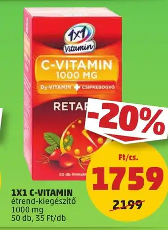 PENNY 1X1 C-VITAMIN 50 db ajánlat