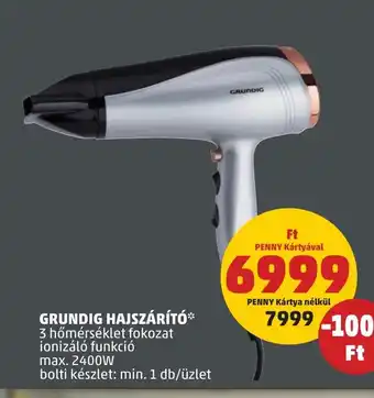 PENNY GRUNDIG HAJSZÁRÍTÓ 1 db ajánlat
