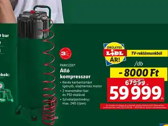 Lidl PARKSIDE Álló kompresszor 1 db ajánlat