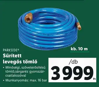 Lidl PARKSIDE Sűrített levegős tömlő 1 db ajánlat