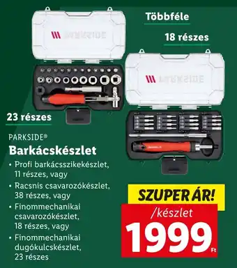 Lidl PARKSIDE Barkácskészlet ajánlat