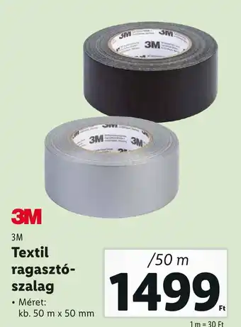 Lidl 3M Textil ragasztó-szalag 50 m ajánlat