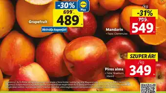 Lidl Piros alma 1 kg ajánlat