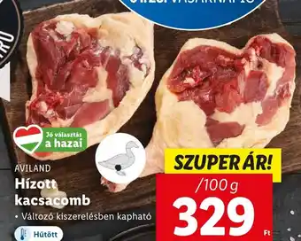 Lidl AVILAND Hízott kacsacomb 100 g ajánlat