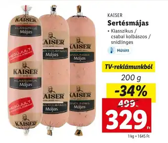 Lidl KAISER Sertésmájas 200g ajánlat