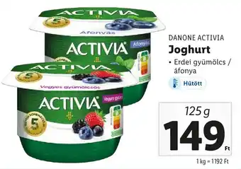 Lidl DANONE ACTIVIA Joghurt 125g ajánlat