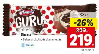 Lidl Pöttyös Guru 38g ajánlat
