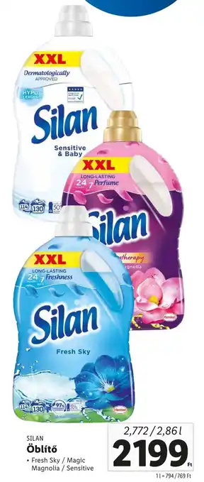 Lidl Silan Öblítő 2.86l ajánlat