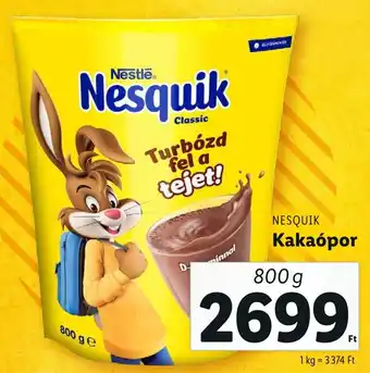 Lidl NESQUIK Kakaópor 800g ajánlat