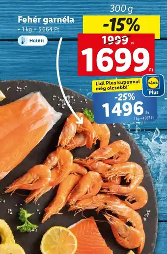 Lidl Fehér garnéla 300g ajánlat