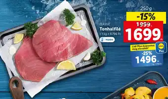 Lidl CLASSIC Tonhalfilé 250g ajánlat