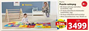 Lidl Playtive Puzzle szőnyeg ajánlat