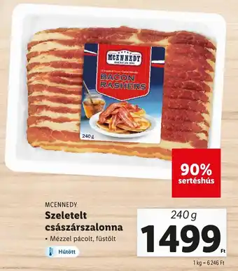 Lidl MCENNEDY Szeletelt császárszalonna 240g ajánlat