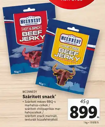 Lidl MCENNEDY Szárított snack 45g ajánlat