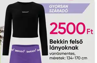 Pepco Bekkin felső lányoknak méretek: 134-170 cm ajánlat