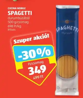 ALDI CUCINA NOBILE SPAGETTI 500 g ajánlat