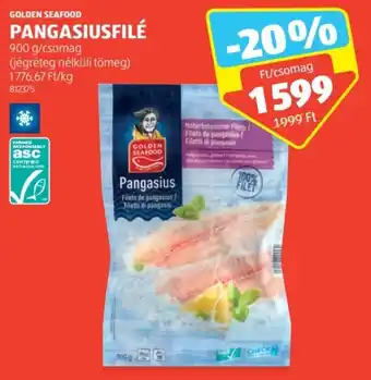 ALDI GOLDEN SEAFOOD PANGASIUSFILÉ 900 g ajánlat