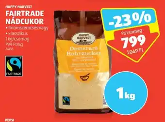 ALDI HAPPY HARVEST FAIRTRADE NÁDCUKOR 1 kg ajánlat