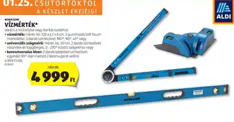ALDI WORKZONE VÍZMÉRTÉK 1 db ajánlat