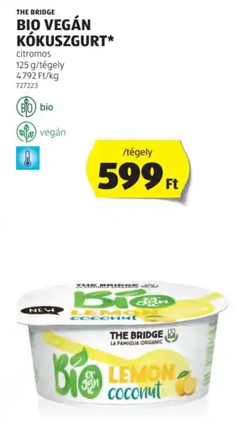 THE BRIDGE BIO VEGÁN KÓKUSZGURT 125 g