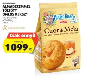 ALDI MULINO BIANCO ALMADZSEMMEL TÖLTÖTT OMLÓS KEKSZ 250 g ajánlat