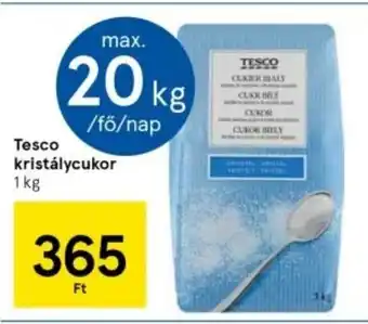 Tesco Tesco kristálycukor 1 kg ajánlat