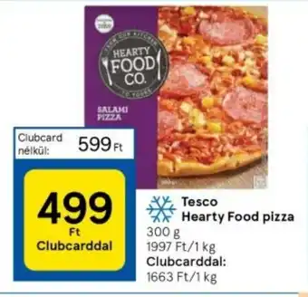 Tesco Tesco Hearty Food pizza 300 g ajánlat