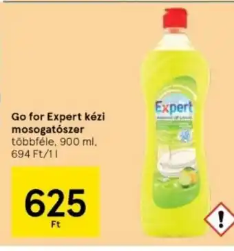 Tesco Go for Expert kézi mosogatószer 900 ml ajánlat