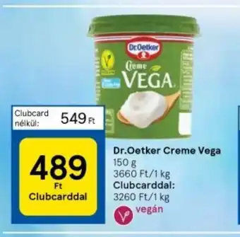 Tesco Dr.Oetker Creme Vega 150 g ajánlat