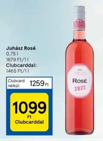 Tesco Juhász Rosé 0,75 l ajánlat
