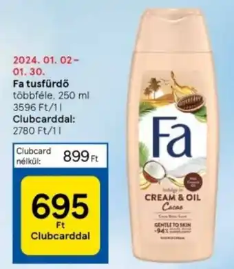 Tesco Fa tusfürdő 250 ml ajánlat