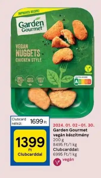 Garden Gourmet vegán készítmény 200 g