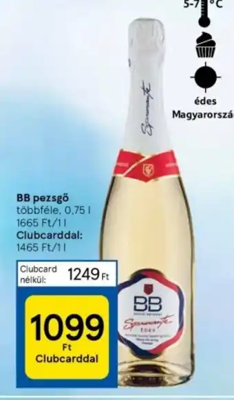Tesco BB pezsgő 0,75 l ajánlat