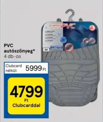 Tesco PVC autószőnyeg 4 db-os ajánlat