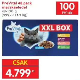 Spar PreVital 48 pack macskaeledel 48×100 g ajánlat