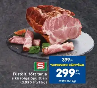 Spar Füstölt, főtt tarja 10dkg ajánlat