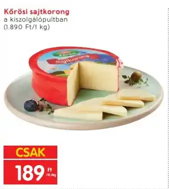 Körösi sajtkorong 10dkg
