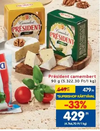 Spar Président camembert 90 g ajánlat