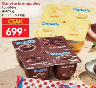 Danette krémpuding 4x125g