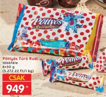 Spar Pöttyös Túró Rudi 6x30g ajánlat