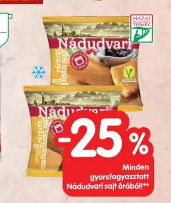 Spar Minden gyorsfagyasztott Nádudvari sajt árából ajánlat