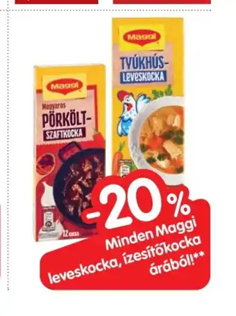 Spar Minden Maggi leveskocka ízesítőkocka árából ajánlat