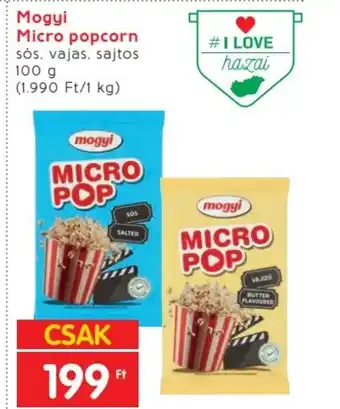 Spar Mogyi Micro popcorn 100g ajánlat