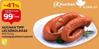Auchan AUCHAN TIPP LECSÓKOLBÁSZ 10 dkg ajánlat