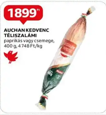Auchan AUCHAN KEDVENC TÉLISZALÁMI 400 g ajánlat