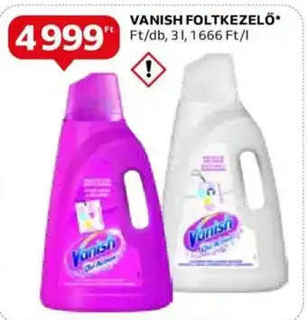 Auchan VANISH FOLTKEZELŐ 3 l ajánlat