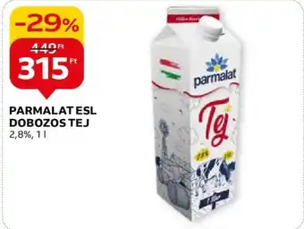 Auchan PARMALAT ESL DOBOZOS TEJ 1l ajánlat